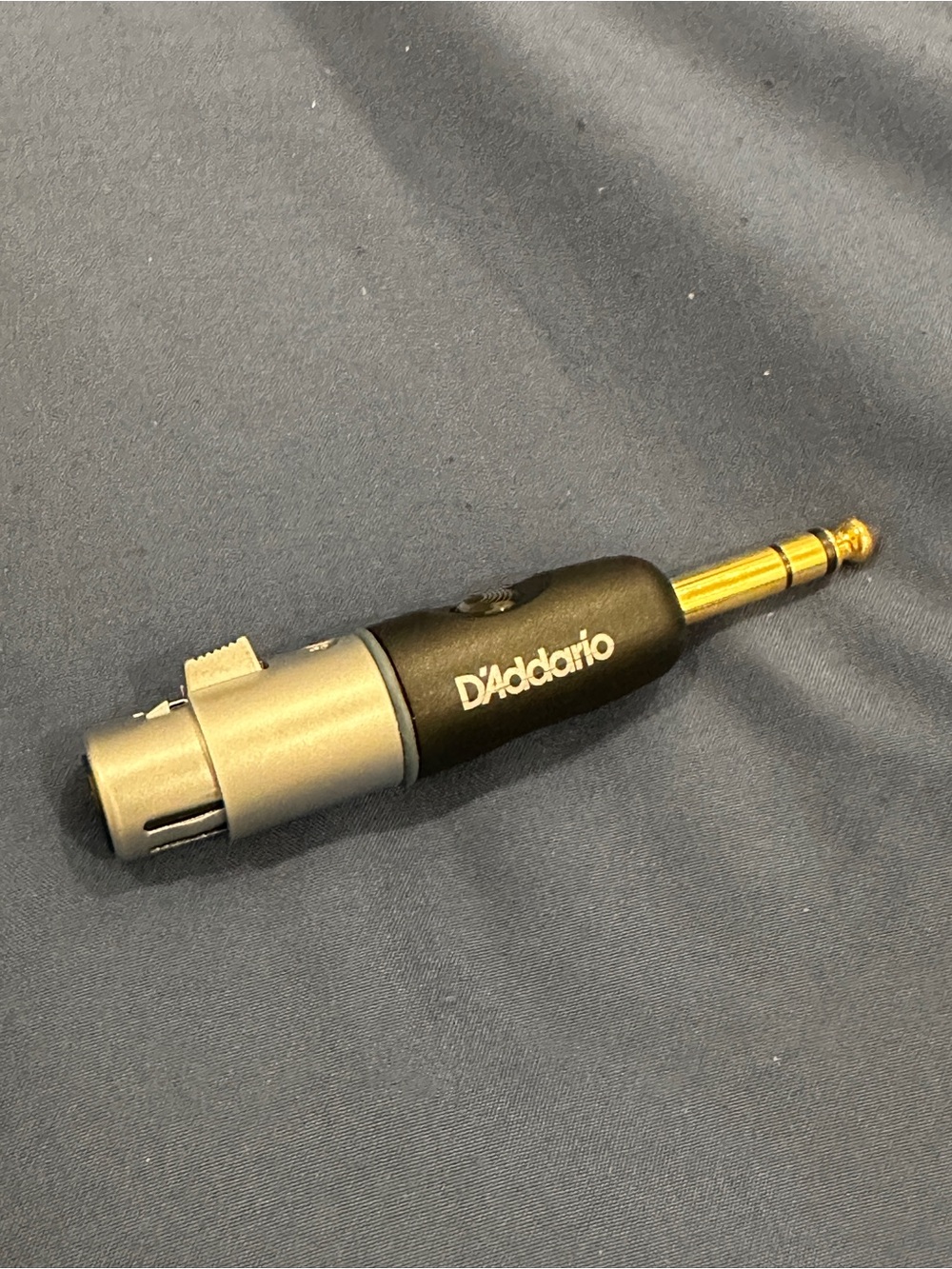D'Addario 1/4 Inch Male Balanced to XLR Female Adapter